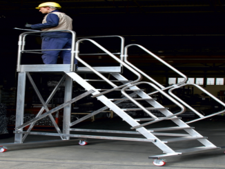 Heavy duty platform ladders